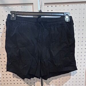 J.Crew Womens Shorts Black Drawstring Casual Summer Comfy‎ Lightweight Size S